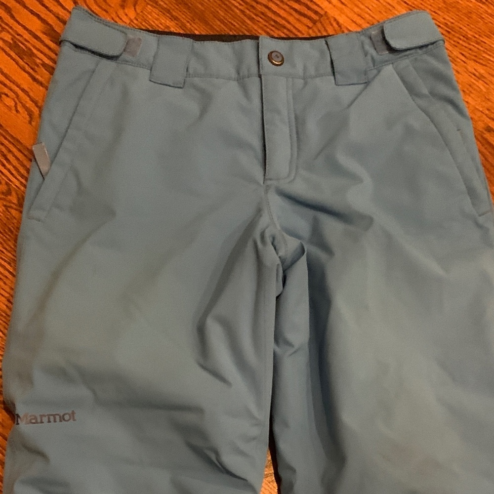 Marmot - boys blue insulated ski/snow pants, size XL 14-16